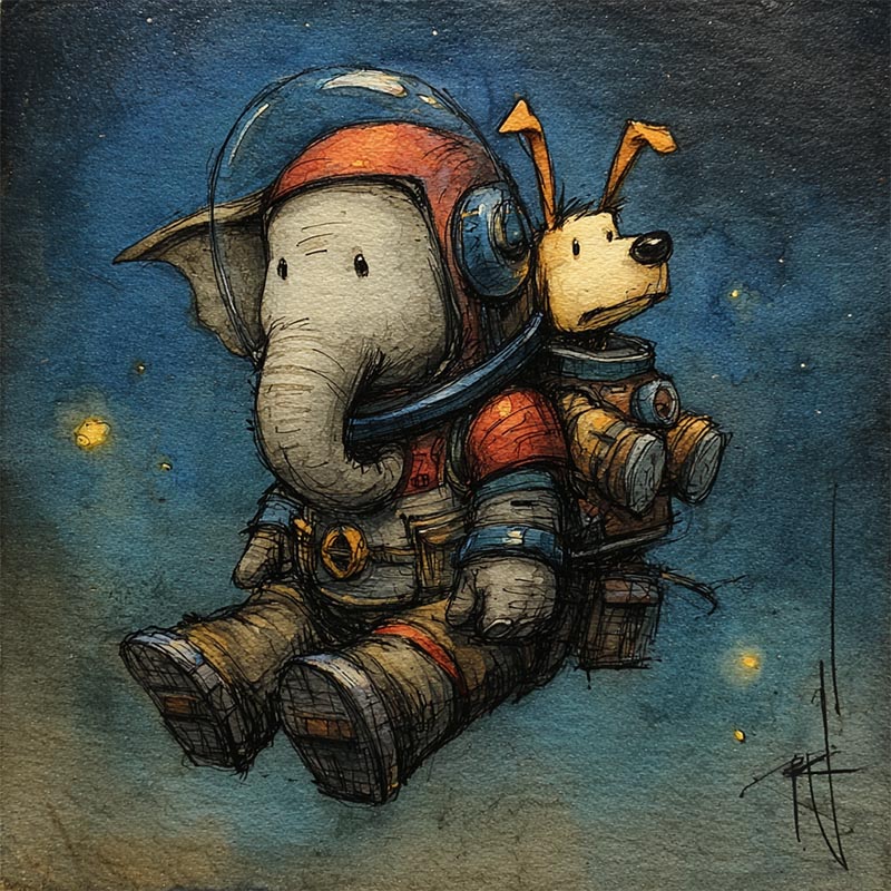 Floating with Friends